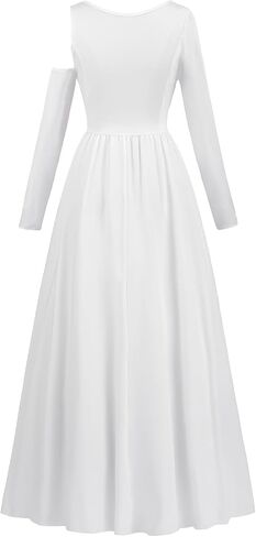 LTAKK Praise Dance Dresses for Women Worship Dance Dress Liturgical Dancewear White Praise Dress in Kuwait
