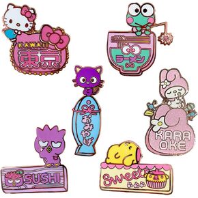 Loungefly Sanrio Hello Kitty Kawaii Surprise Box Collectible Novelty Lapel Pin, Characters May Vary, 1.5 Inches [ONE RANDOM]