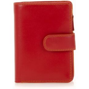 mywalit Medium Snap Leather Wallet | 9 Card Slots | ID Window & Zip Coin Pocket | Jamaica | Stylish & Compact Accessory for Men & Women | Perfect for Everyday Use
