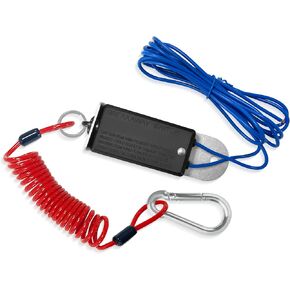 Trailer Breakaway Switch with 6FT Breakaway Coiled Cable, Including Electric Brake Switch, Suitable for RV Towing Trailer