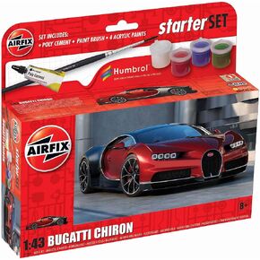 مجموعة هدايا Airfix Starter جاكوار E-Type 1:43 مجموعة نماذج بلاستيكية للسيارة الكلاسيكية A55009 in Kuwait