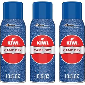 KIWI Camp Dry Water Repellent Performance Fabric Protector, 10.5 oz 3 Pack