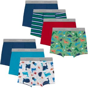 Hanes Trainer Boxer Briefs for Toddlers, Light Leaks Potty Training Underwear for Boys, Multipacks