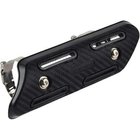 NICECNC Black Universal Muffler Escape Pipe Heat Shield Guard Heel Cover Compatible with KTM SXF EXCF SMR 250 350 450 500 Husq- FC FE 250 350 450 501 Husa- FE 250 350 450 501,See Fitment