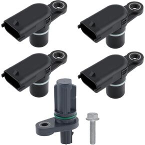 4PCS Camshaft & 1PCS Crankshaft Position Sensor Replaces 12615371 12615626 Compatible with GM Vehicles 2010-2020 Compatible with Chevrolet Camaro 2010-2015