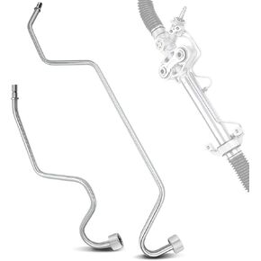 15254059 Rack Pinion Transfer Lines Compatible With Chevrolet 2008-2014 Avalanche Silverado Tahoe Suburban, Compatible With GMC Yukon Sierra 15254058 Rack And Pinion Transfer Hard Lines