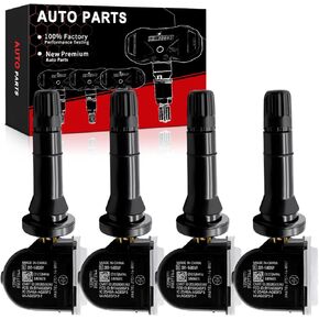Pre-Programmed TPMS Sensor 315Mhz Fits for:-Chevy Tahoe 2007-2020,Impala 2006-2020,Express 1500 2008-2014,Express 2500 3500 2008-2022,Suburban 2015-2020 OE#13598771 13586335(4Pcs)