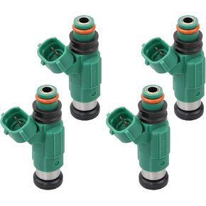 Fuel Injectors Set of 4 Compatible with Mazda Protege 2001-2003, Protege5 2002-2003 L4 2.0L Gas, 4 Holes Fuel Injector replacement FJ657, INP-783, 4G1408, 842-12244, FSJ213250