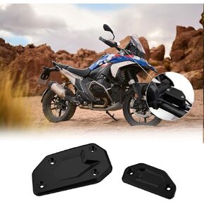 YEBEICO Motorcycle Brake Cylinder Fluid Reservoir Cover Cap For BMW R1300GS，CNC Aluminium Brake Master Cylinder Durable Brake Fluid Cap Parking Brake Block Off Plate (sliver)
