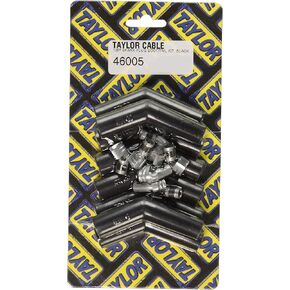 Taylor Cable (46005) 135° Black Spark Plug Boot/Terminal Kit