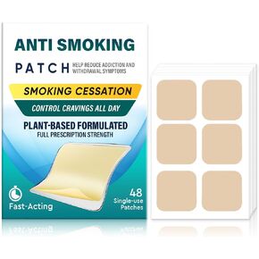 Nicōt-inе Patches, 48 Count - Safe & Effective Stop Smoking Aids That Work with 2 Weeks - Anti Smoking Patches
