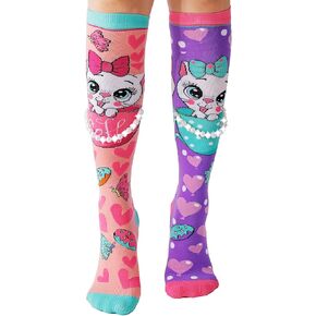 Cute girl socks, girl high socks, fun socks, fashionable girl socks, handmade lace socks