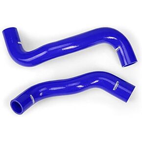 Mishimoto MMHOSE-VET-09BL Silicone Radiator Hose Kit Compatible With Chevrolet C6 Corvette Z06 2005-2013 Blue