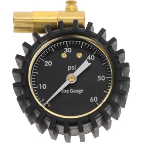 1 قطعة قياس ضغط الإطارات العالمي والعتاد كم 0-60 PSI GS20-ZBR2-60psi ضغط الهواء متر للدراجات