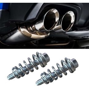 2PCS M10x1.5mm Car Exhaust Manifold Bolts, Exhaust Flange Hardware Kit with Springs, Automotive Spring Repair Replacement Exhaust Bolt Kit for Exhaust Systems