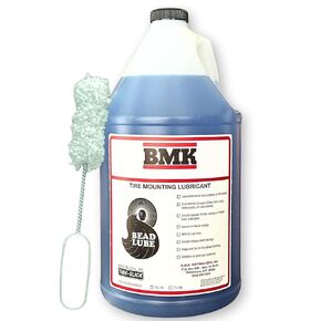 Tire Mounting Lubricant (1 Gal.) with Applicator, Made in USA, Tire Bead Sealant for Tires and Wheels, Biodegradable, Universal for Cars, Trucks, Motorcycles