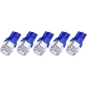 cciyu T10 194 168 LED Light Bulb Dashboard Light Instrument Cluster Gauge Dash Light Lamp,5Pack Blue