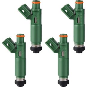 Fuel Injectors Compatible with Toyota 1.8L Corolla 2000 2001 2002 2003 2004, Matrix 2003-2006, Celica Mr2 Spyder 2000-2005 Replace#23209-22040 23250-0D040 232090D040 232500D040 12 Holes 4PCS