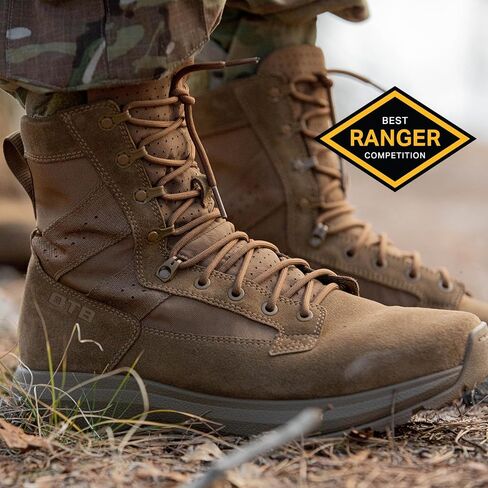 M-Flex 8 Tactical Boots for Men and Women - Lightweight, Durable, Waterproof Military & Combat Boots with Slip-Resistant Sole, Coyote in Saudi Arabia