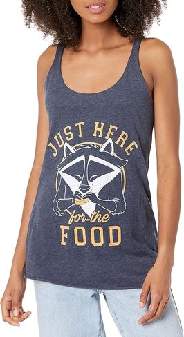 Disney Girls Princess Meeko Here for Food Tri-Blend Racerback Layering Tank in Kuwait