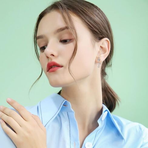 Two Way Animal Earrings 925 Sterling Silver Kawaii Panda/Elephant/Koala Earring Cute Animal Studs for Women Girls Daughter in Kuwait