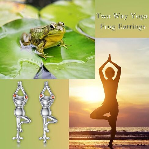 Two Way Animal Earrings 925 Sterling Silver Kawaii Panda/Elephant/Koala Earring Cute Animal Studs for Women Girls Daughter in Kuwait