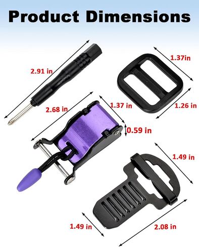Helmet Quick Release Buckle Kit, Motorcycle Helmet Chin Strap Clip for Full Face, 3/4, Half Helmets With D-rings, Fast Release Fasteners Made by Safe Ratcheted Stainless Steel(Red) in Saudi Arabia