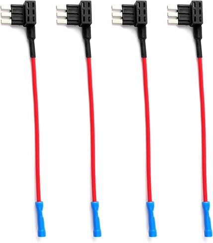Add-a-Circuit Fuse, 3 ATM Fuse Tap Blade Fuse Mini Blade Fuse Holder Add-a-Circuit Fuse TAP Adapter Car Add-a-Circuit Automotive Fuse Adapter for Cars Trucks Boats (4) in Saudi Arabia