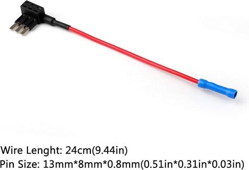 Add-a-Circuit Fuse, 3 ATM Fuse Tap Blade Fuse Mini Blade Fuse Holder Add-a-Circuit Fuse TAP Adapter Car Add-a-Circuit Automotive Fuse Adapter for Cars Trucks Boats (4) in Saudi Arabia
