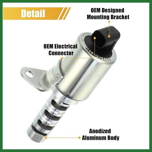 Motoforti 2pcs Variable Valve Timing Solenoid VVT for Land Rover LR2 2013-2015 Engine Camshaft Oil Control Valve No.LR024995/LR025652 Long-lasting in Saudi Arabia
