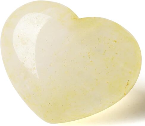 MAIBAOTA 45 mm Rose Quartz Crystal Heart Big Healing Crystals Pink Heart Love Crystal Stone Natural Reiki Gemstone Crystal Gifts for Mom Mothers Day Valentines Day Palm Worry Stones for Anxiety in Kuwait