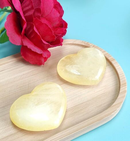 MAIBAOTA 45 mm Rose Quartz Crystal Heart Big Healing Crystals Pink Heart Love Crystal Stone Natural Reiki Gemstone Crystal Gifts for Mom Mothers Day Valentines Day Palm Worry Stones for Anxiety in Kuwait
