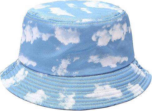 Trendy Bucket Hat Beach Sun Hat for Women Men Summer Sun Protection Fisherman Hat in Saudi Arabia