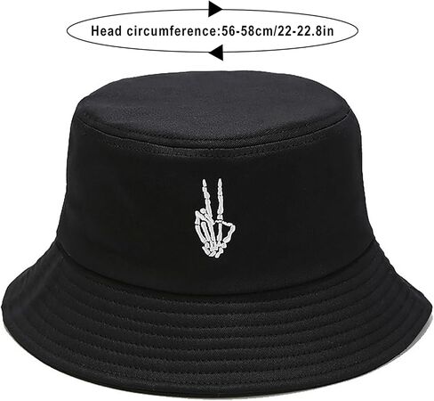 Trendy Bucket Hat Beach Sun Hat for Women Men Summer Sun Protection Fisherman Hat in Saudi Arabia