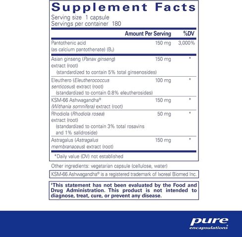 Pure Encapsulations Phyto-ADR | Vegetarian Adrenal Support Formula* | 60 Capsules in Saudi Arabia