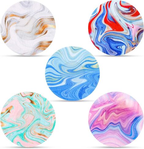 25pcs Sensor Covers for Libre 2/3, Waterproof Adhesive Patches Blood Glucose Monitor Patch Sensor Stickers CGM Overpatch Tape Compatible with Libre (Marble Gradient, 5 Styles) in Saudi Arabia