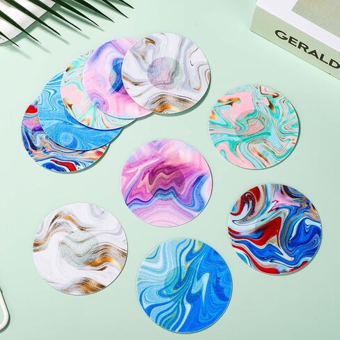 25pcs Sensor Covers for Libre 2/3, Waterproof Adhesive Patches Blood Glucose Monitor Patch Sensor Stickers CGM Overpatch Tape Compatible with Libre (Marble Gradient, 5 Styles) in Saudi Arabia