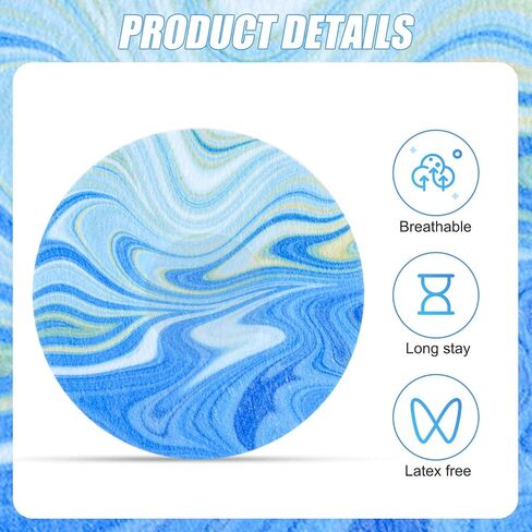 25pcs Sensor Covers for Libre 2/3, Waterproof Adhesive Patches Blood Glucose Monitor Patch Sensor Stickers CGM Overpatch Tape Compatible with Libre (Marble Gradient, 5 Styles) in Saudi Arabia