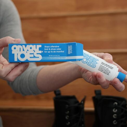 On Your Toes Foot Powder, Natural Aluminum-Free Shoe Odor Eliminator 1-Pack | Fast-acting, long-lasting, no perfume, podiatrist recommended, up to 3 pairs of shoes per bottle for kids, men & women, USA in Saudi Arabia