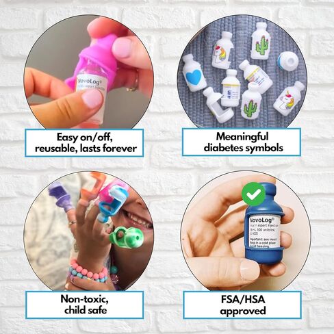VIAL SAFE for Pets | Insulin Vial Protector Case | Secure Insulin Bottle Protector & Cover for 10mL Vials - Fits Vetsulin 10mL | 2-Pack | Paw Prints in Saudi Arabia