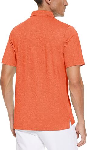 TACVASEN Men's Short Sleeve Polo Shirt Moisture Wicking Casual Business Sports Breathable Golf Shirt in Saudi Arabia