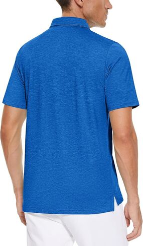 TACVASEN Men's Short Sleeve Polo Shirt Moisture Wicking Casual Business Sports Breathable Golf Shirt in Saudi Arabia