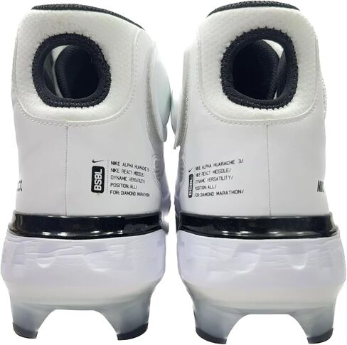 Nike React Alpha Huarache Elite 3 Mid MCS Baseball Cleats in Saudi Arabia