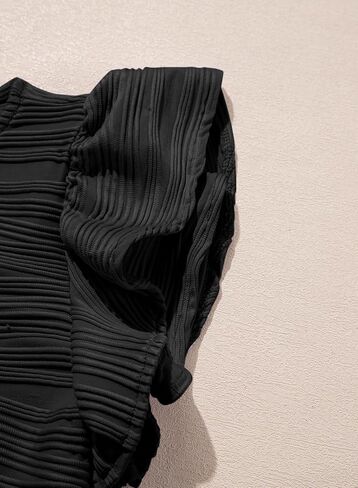 blibean Girls Ruffled Short Sleeve Textured Tops Shirts Size 6-15 Years in Kuwait