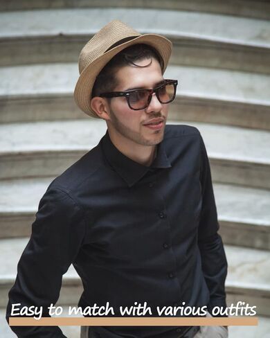 Zylioo XXL قبعات الشمس القش كبيرة الحجم، قبعة شاطئ بنما واسعة الحواف للرؤوس الكبيرة، قبعات سفر UPF قابلة للتعديل مع حزام الذقن in Kuwait