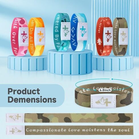 Bible Verse Bracelets With NFC Music Bracelet Wearable Bible Christian Bracelet Daily Bible Verse Bracelet For Men Scripture Bracelets Religious Halloween, Christmas Gifts For Men Women Teens in Kuwait