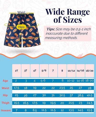KAILUA SURF Boys Swim Trunks Boys Bathing Suit Quick Dry Boardshorts for Boys Sizes from 2T to 18/20 in Kuwait