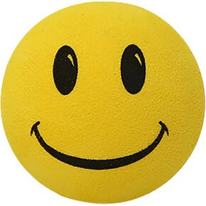 Yellow Happy Face Car, Truck, and SUV Antenna Ball/Antenna Topper (Auto Accessory)