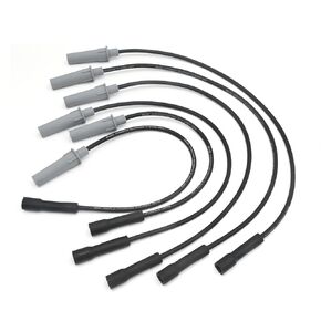 S6-58371 6Pcs Spark Plug Wire Set Ignition Spark Plug Wires Replacement for VW Routan Replacement for Dodge Caravan Replacement for Chrysler Voyager Pacifica