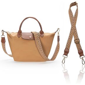 DOMAT Crossbody Bag for Women, Chic Lightweight Purse with Leather Top-handle, Compact Clutch Bag, Shoulder Handbag